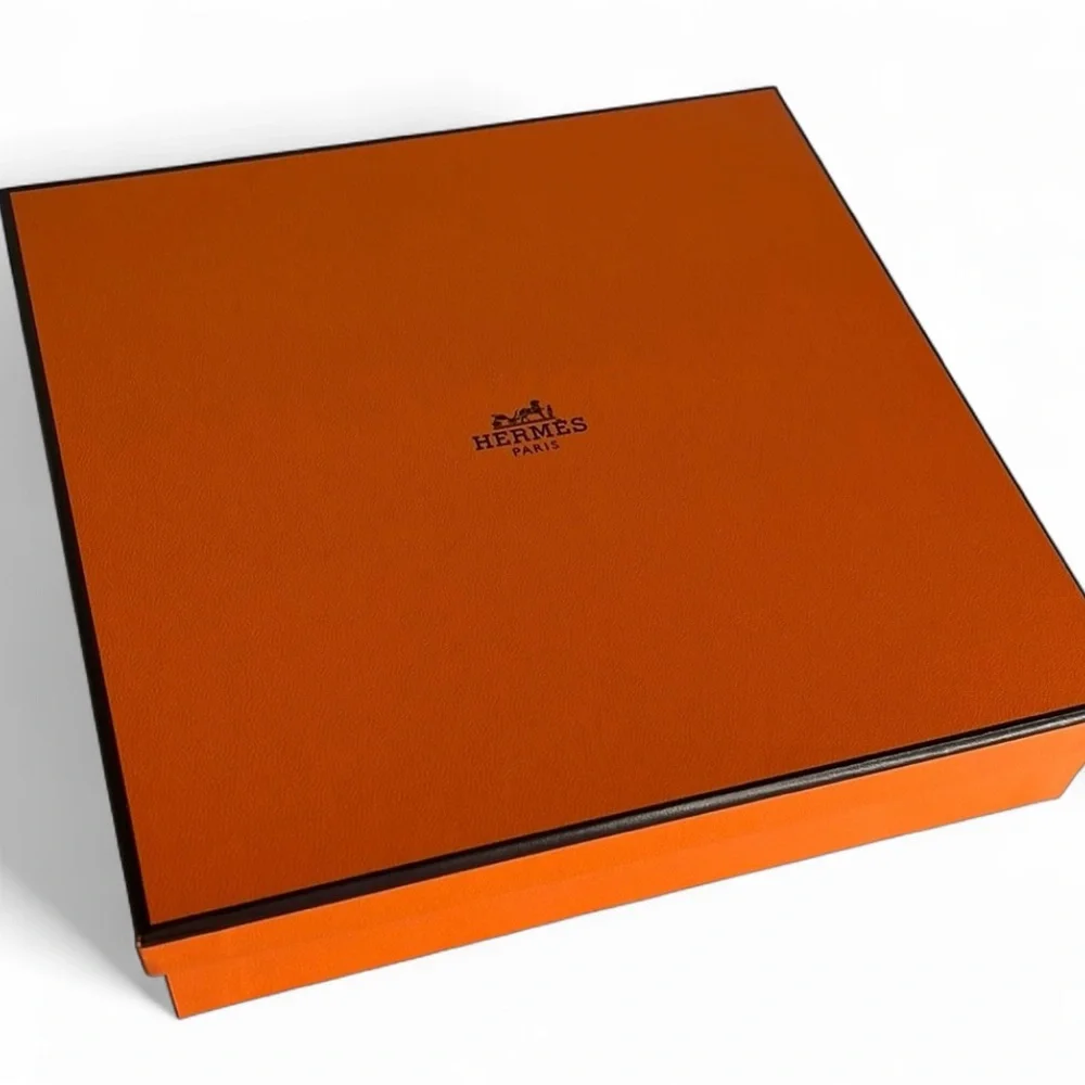 Hermès Orange Gift Box – 7.5” Square – Pristine Collector Packaging